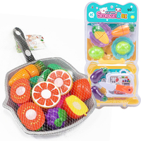 水果百匯切切樂 玩具蔬果 水果 蔬菜 食物 燒賣 切切樂 行李箱 冰箱 扮家家酒 兒童玩具 3016