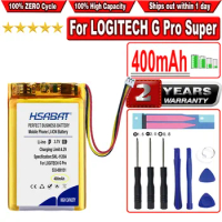 HSABAT 400mAh 533-000151 AHB521630PJT-04 Mouse Battery for Logitech G Pro, Pro Wireless, PRO X Superlight, M-R0070
