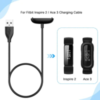 USB Charging Cable For Fitbit Ace 2 3 Inspire 2 Inspire 3 Charger Cord For Fitbit Inspire HR Magnetic Power Adapta Smart Watch