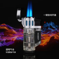 JOBON Jet powerful Turbo torch 3 Blue flame windproof gas cigar lighter