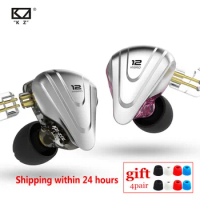 KZ ZSX Terminator 5BA 1DD Hybrid In-ear Earphones HIFI Metal Headset Music Sport ZS10 PRO AS12 AS16 ZSN PRO C12 A10 V90 AS10 P1