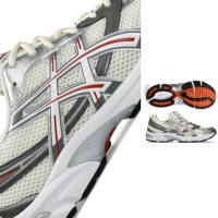 【asics 亞瑟士】GEL-1130 男款 運動 休閒鞋(1201A256-120 奶油 白 紅 銀 復古 慢跑鞋 走路鞋 Y2K)