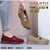 sepatu rajut import SAILATU L6 sol W terbaru Round Toe Wanita