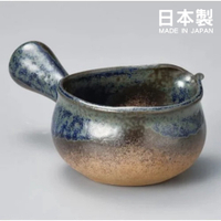 日本製 常滑燒 灰藍釉色茶海 茶壺 泡茶器 一心作 工匠職人 自然釉 茶海 日本茶器 茶陶文化