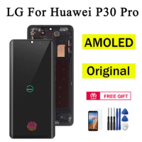 AUMOOK Original LG Amoled For Huawei P30 Pro LCD Display Touch Screen Digitizer For Huawei P30 Pro LCD Screen Replacement Part