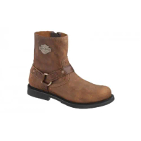 Sepatu Harley-Davidson Men's Brown Scout Motorcycle Boots Inside Zip