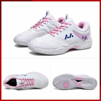 2024 Brand LEFUS Women Breathable Badminton Shoes Size 35-46 Men Ultra Light Table Tennis Student Running Training Shoes