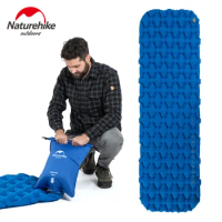 Naturehike colchon inflable camping mat bed inflatable air mattress sleeping pad with pump bag