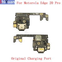 Original USB Charging Port Connector Board Flex Cable For Motorola Moto Edge 20 Pro Charging Connector Module Replacement Parts