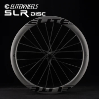ELITEWHEELS SLR 700c Disc Brake Carbon Road Bike Wheel Cyclocross Wheelset Clincher Tubeless RD13 Ratchet System Hub