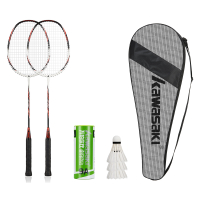 Kawasaki Badminton Racket 1U Aluminum Alloy Frame Badminton Racquet With String UP-0160 With Free Gi