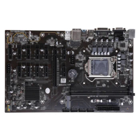 B250 BTC 12 PCI-E 16X Professional Mining Motherboard BTC LGA 1151 DDR4 Memory Drop shipping