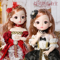 Children's pretend play toys for girls, realistic dolls, Barbie-style little princess toys, birthday