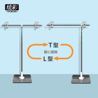 桌面x架a4迷你X展架海報支架A3小型廣告架牌A4小展架易拉寶展示架