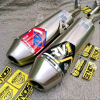 KNALPOT RACING NORIFUMI RV1 KLX 150 S L G BF CRF 150L DTRACKER OLD NEW WR 155 SATU SAMBUNGAN BISA CO