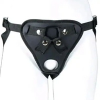 Wearable Strap-On Double Hole Set with Adjustable Harness Pants for Couples 2 hole
