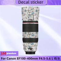 For Canon EF100-400mm F4.5-5.6 L IS II Lens Body Sticker Protective Skin Decal Vinyl Wrap Film Anti-Scratch Protector Coat