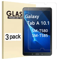 (3 Pack) Tempered Glass For Samsung Galaxy Tab A 10.1 2016 SM-T580 SM-T585 T580 T585 Anti-Scratch Tablet Screen Protector Film