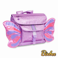 美國Bixbee - 飛飛童趣系列粉紫閃閃蝴蝶中童背包
