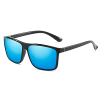 1Pcs Man Cycling Glasses Square Sunglasses Polarized Man Cycling Driving Square Frame Fashion Sun Glasses UV400 Sport Sunglasses
