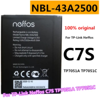New Original NBL-43B2500 NBL-43A2500 2500mAh Battery for TP-Link Neffos C7s TP7051A TP7051C Mobile Phone