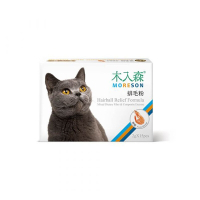 木入森®MORESON-貓咪排毛粉-鮮蝦風味 2公克/包；30包/盒 貓寶專用保健食品 x 2組(購買第二件贈送寵物零食x1包)