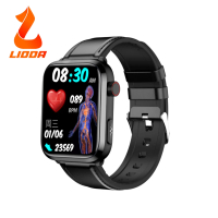 Lioda ET210 Smartwatch Multi Health Tracker ECG Glukosa Asam Urat Kolesterol Oksigen Tekanan Darah O