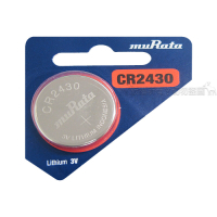 muRata村田(原SONY) 鈕扣型 鋰電池 CR2430 (5顆入) 3V