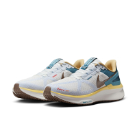 NIKE 慢跑鞋 男鞋 運動鞋 緩震 AIR ZOOM STRUCTURE 25 米霧藍 HV5976-121