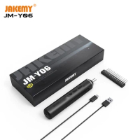 JAKEMY JM-Y06 Smart Precision Electric Screwdriver Portable Mini Hardware Tool Set USB Charging for Laptop Phone DIY Repair
