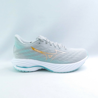 Mizuno J1GD240672 WAVE RIDER 28 SW 女慢跑鞋 4E超寬楦 灰【iSport愛運動】