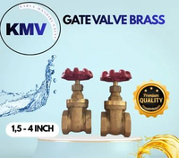 Gate Valve Brass 2,5 inch