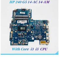 6050A2822501-MB-A01 909172-601 860457-601 Mainboard For HP 14-AC 240 G5 14-AM 240 G4 Laptop Motherboard With Core I3 I5 CPU UMA