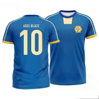 Inazuma Eleven Kyo Axel Blaze Jersey Cosplay Anime T-shirt 3D Print Summer Men and Women Sports Socc