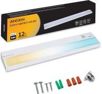Ansen Hardwired Under Cabinet Lighting 18inch 15W LED Light for Kitchen/Closet CRI>92 R9>90 Dimmable