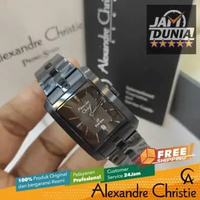 JAM TANGAN WANITA ALEXANDRE CHRISTIE PRIMO WANITA ORIGINAL BLACK DIAL SILVER 1019 AC 1019 AC1019 ACF