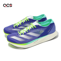 adidas 競速跑鞋 Adizero Takumi Sen 10 男鞋 藍 雙層緩震中底 推進 運動鞋 IF1211