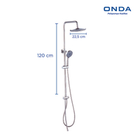 terbaru - onda rain shower set / shower column osc-fres kamar mandi – shower tiang komplit anti kara