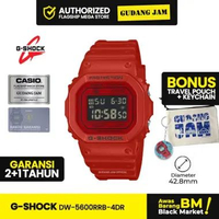 G-Shock Jam Tangan Pria DW-5600RRB-4DR Digital Water Resistant 200M Resin Strap