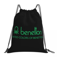 United Colors Of Benetton Backpacks Fashion Portable Drawstring Bags Drawstring Bundle Pocket Sports Bag BookBag For Man Woman