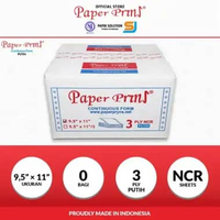 Paperpryns Kertas Continuous Form 3PLY NCR PUTIH 9,5" x 11"