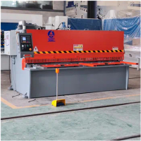 AOXUANZG Hydraulic Shearing Machine, Cutting Guillotine with E21S System, Automatic Shear Cutter, High Accuracy Backgauge