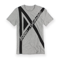 美國百分百【Armani Exchange】T恤 AX 短袖 logo 上衣 T-shirt 設計 灰色 S號 H911