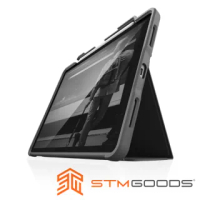【STM】澳洲 STM Rugged Case Plus for iPad Pro 12.9吋 第四代 強固軍規防摔平板保護殼 - 黑