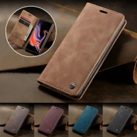 Magnetic Flip Leather Wallet Case For Samsung Galaxy S7 Edge S8 S9 S10 S20 FE S21 S22 Plus S23 Ultra A13 A33 A53 A73 4G 5G Cover