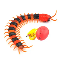 Electric Infrared RC Centipede Simulation Insect Remote Control Centipede Rechargeable Electric Tricky Funny Cat Dog Toy