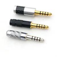 10pcs 4.4mm 5Pole plug Headphone Earphone DIY Plug for Sony PHA-2A TA-ZH1ES NW-WM1Z NW-WM1A adapter