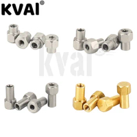 4PCS 2/3/4.7/5mm M2 Long Wheel Nuts For 1/24 RC Crawler Axial SCX24 AX24 Upgrade Parts Stainless Steel Or Brass