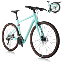 【CHANGE】GF-901G 礫石公路車 折疊車(Shimano 27速 摺疊車 自行車 脚踏車 可加裝電動車套件)
