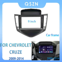 For CHEVROLET CRUZE 2009 - 2014 9 Inch Car Radio Fascia Android MP5 Player Panel Casing Frame 2Din Head Unit Stereo Dash Cover